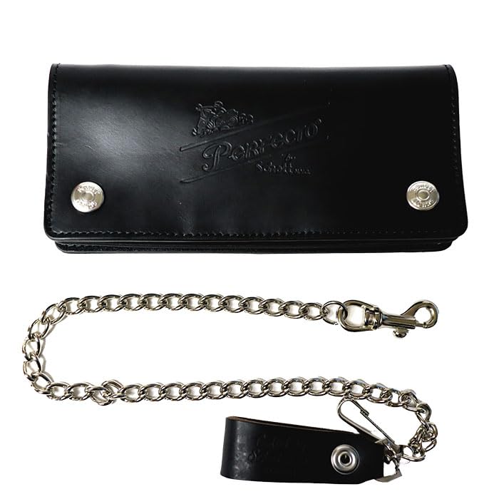 Schott perfect wallet ウォレットチェーン　長財布 箱あり Amazon | Schott ショット 長財布 3109057 PERFECT WALLET ホーウィン